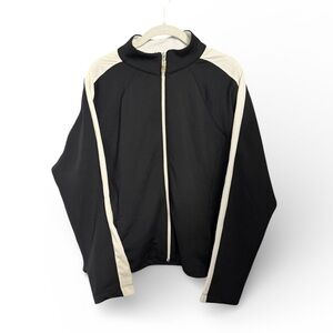Danskin Black and White Track Jacket